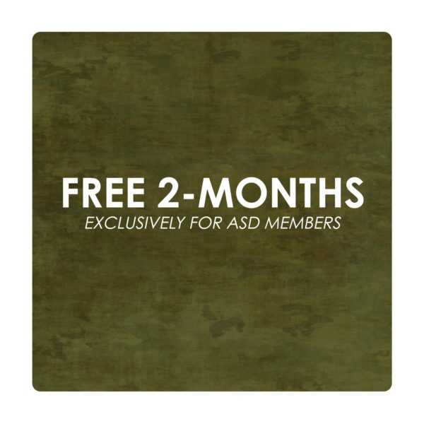 free 2-months exclusively for ASD Members banner